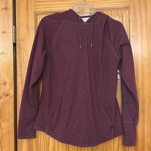 Athletic works burgundy size large hoodie